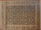 10x13 Hand Knotted Kerman Area Rug