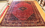 10x14 Hand Knotted Antique Shiraz Area Rug