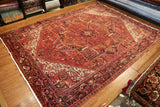 10x13 Hand Knotted Antique Heriz Area Rug