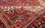 10x13 Hand Knotted Antique Heriz Area Rug
