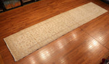 3x13 Hand Knotted Antique Tabriz Runner