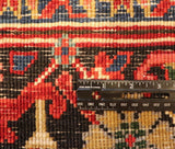 8x11 HAnd Knotted Antique Heriz Area Rug