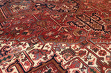 7x10 Hand Knotted Antique Heriz Area Rug