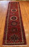 3x14 Hand Knotted Antique Heriz Runner