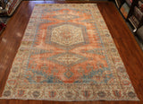 8x13 Hand Knotted Vintage Shiraz Area Rug