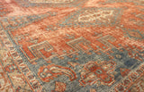 8x13 Hand Knotted Vintage Shiraz Area Rug