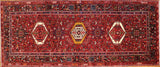 5x13 Hand Knotted Antique Qashqai Palace Runner