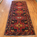 5x13 Hand Knotted Antique Shiraz Palace Runner