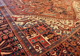 10x13 Hand Knotted Antique Heriz Area Rug