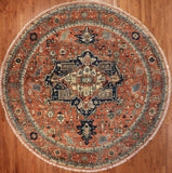 10' Round Hand Knotted Area Rug