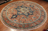 10' Round Hand Knotted Area Rug