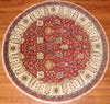 8' Round Hand Knotted Sultan Area Rug