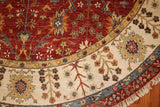 8' Round Hand Knotted Sultan Area Rug