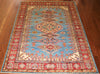 4x6 Hand Knotted Kazak Area Rug