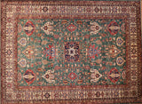 9x12 Hand Knotted Kazak Area Rug