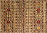 6x8 Hand Knotted Khorjin Area Rug