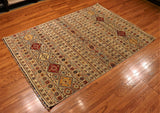 6x8 Hand Knotted Khorjin Area Rug