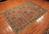 6x8 Hand Knotted Khorjin Area Rug