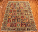 6x8 Hand Knotted Khorjin Area Rug