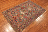 4x6 Hand Knotted Kazak Area Rug