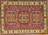 5x7 Hand Knotted Kazak Area Rug