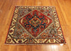 4' Hand Knotted Aryana Square Rug