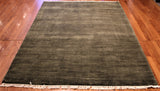 5x8 Hand Knotted Modern Abrash Area Rug