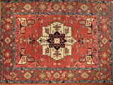 9x12 Hand Knotted Serapi Area Rug