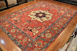 9x12 Hand Knotted Serapi Area Rug