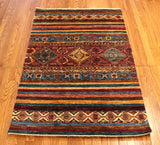 3x5 Hand Knotted Khorjin Area Rug