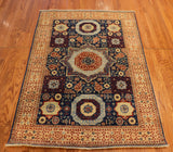 4x6 Hand Knotted Mamluk Area Rug