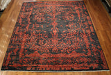 8x10 Hand Knotted Transitional Area Rug