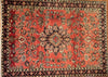 7x10 Hand Knotted Hamadan Area Rug