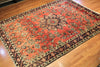 7x10 Hand Knotted Hamadan Area Rug