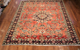 7x10 Hand Knotted Hamadan Area Rug