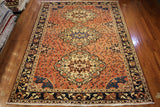 8x11 Hand Knotted Hamadan Area Rug