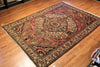 7x9 Hand Knotted Hamadan Area Rug