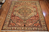 7x9 Hand Knotted Hamadan Area Rug