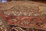 7x9 Hand Knotted Hamadan Area Rug