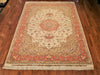 7x10 Hand Knotted Persian Tabriz Area Rug