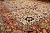 9x12 Hand Knotted Heriz Area Rug