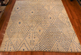 8x10 Hand Knotted Moroccan Area Rug