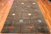 5x8 Hand Knotted Modern Area Rug