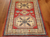 3x5 Hand Knotted Kazak Area Rug