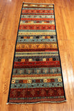 10' Hand Knotted Gabbeh Runner