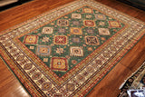 8x11 Hand Knotted Kazak Area Rug