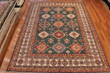 8x11 Hand Knotted Kazak Area Rug