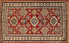 5x9 Hand Knotted Kazak Area Rug