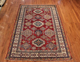 5x9 Hand Knotted Kazak Area Rug