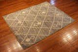 5x6 Hand Knotted Moroccan Area Rug